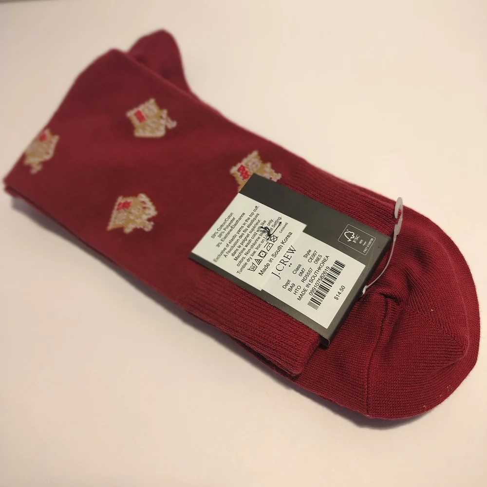 J. Crew Gingerbread House Socks